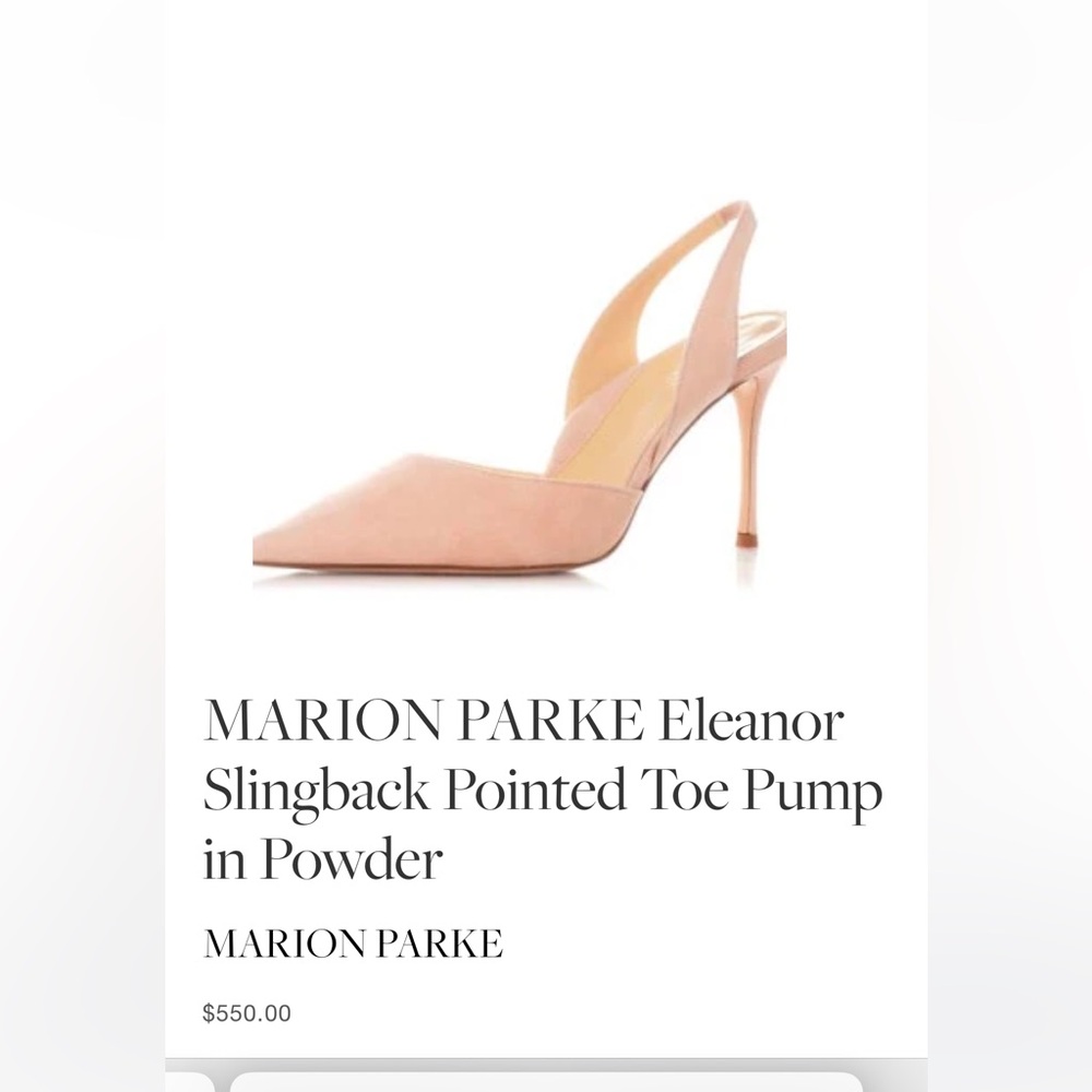 Marion Parke sling back heels